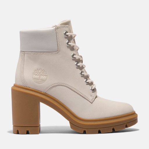 Timberland Allington Height Lace-up Boot for Women in White White, Size 5
