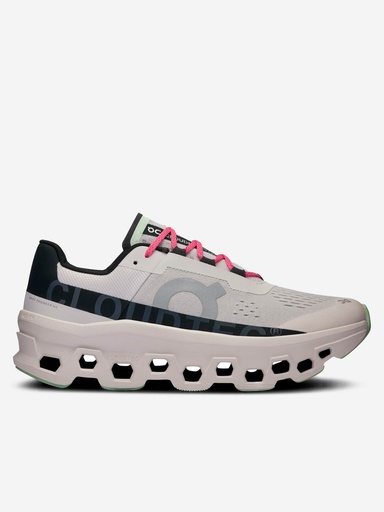 On Men's Cloudmonster Shoes, Size 7.5, Frost